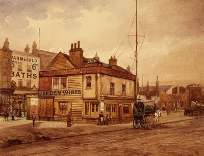 Vine Tavern, Mile End Road by John Crowther