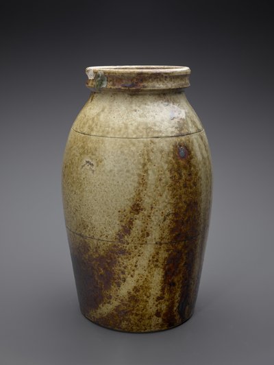 Jar by John Davis (attr.to) Leopard