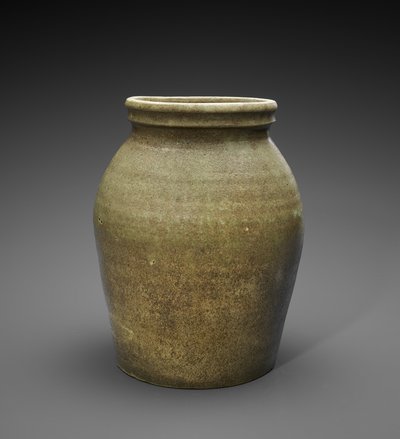 Jar by John Davis (attr.to) Leopard