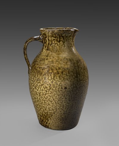 Pitcher, c. 1850-1883 by John Davis (attr.to) Leopard