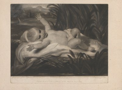 Moses in the Bulrushes (Reclining Child) by John Dean