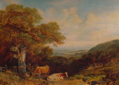 Landscape with Cattle by John Dearman