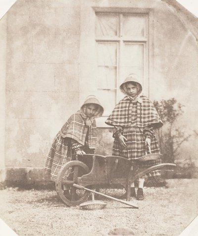 Elinor and Lucy Llewelyn, 1853-56 by John Dillwyn Llewelyn
