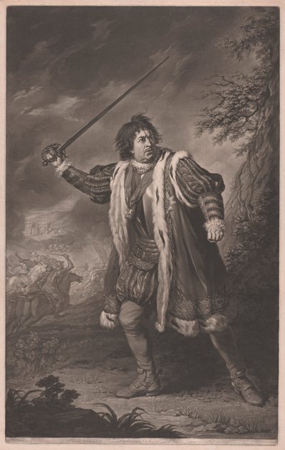 David Garrick as Richard III by John Dixon