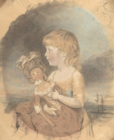 Child Holding a Doll by John Downman