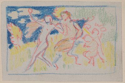 Untitled [Four dancing figures] by John Duncan