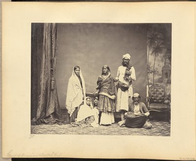 Group of Musicians and Nautch Girl by John Edward Saché