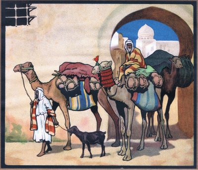 Camel Train by John Edwin Noble
