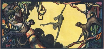 Spider Monkeys by John Edwin Noble