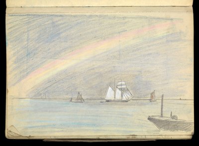 Seascape, Sketchbook by John Everett