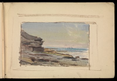 Seascape, sketchbook by John Everett