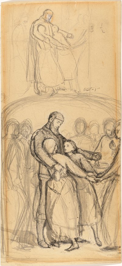 A Study for "The Ransom" by John Everett Millais