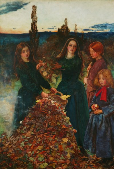 Autumn Leaves by John Everett Millais