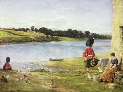 Flowing to the Sea by John Everett Millais