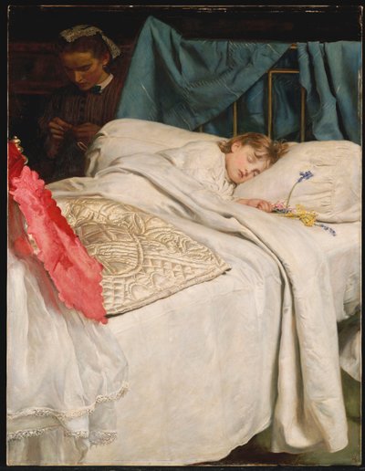 Sleeping, c.1865 by John Everett Millais