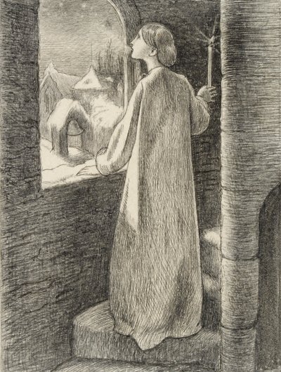 St Agnes Eve by John Everett Millais