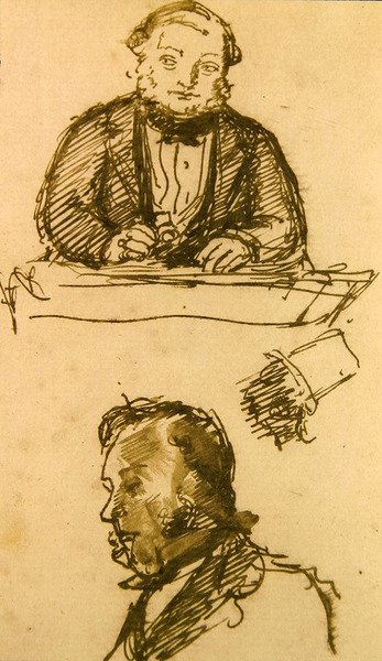 The Auctioneer by John Everett Millais