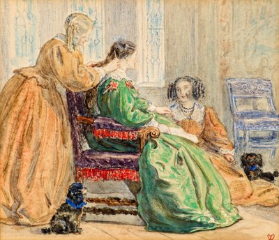 The Toilet by John Everett Millais