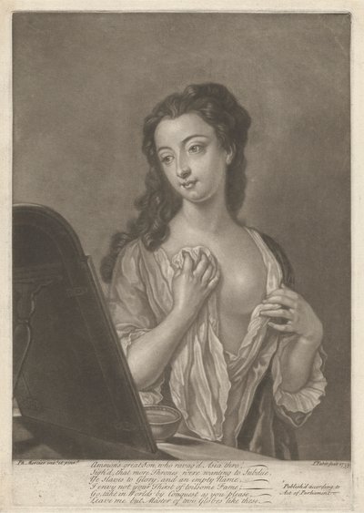 Lady with Glass by John Faber the younger