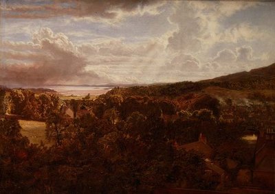 A Village in Galloway by John Faed