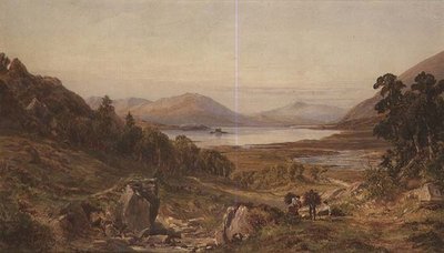Head of Lough Carrib, Connemara by John Faulkner