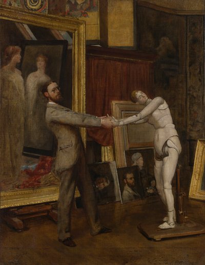His Favorite Model by John Ferguson Weir
