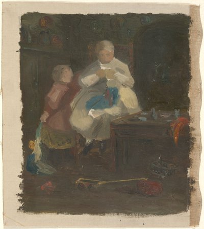 Woman and Child by John Ferguson Weir
