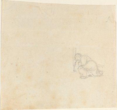 Figure Sleeping in a Doorway by John Flaxman