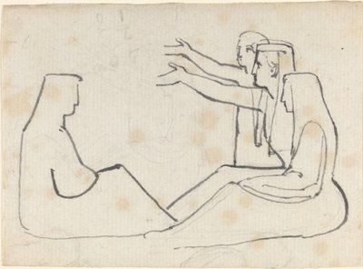 Four Seated Figures by John Flaxman