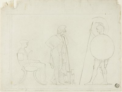 Hector Chiding Paris by John Flaxman