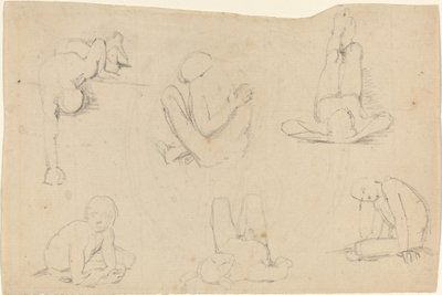 Studies of a Male Figure by John Flaxman