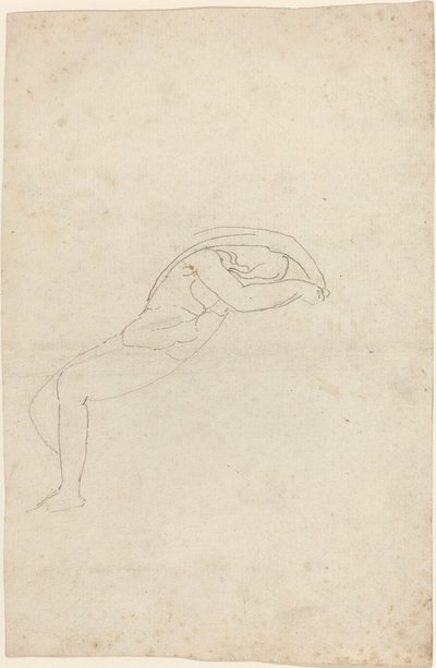 Study of a Semi-Reclining Figure by John Flaxman