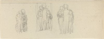 Three Groups of Figures (Parents and Children?) by John Flaxman