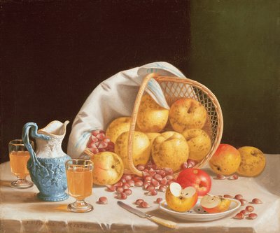 Still Life with Yellow Apples by John Francis