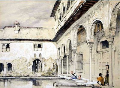 Court of the Myrtles by John Frederick (after) Lewis