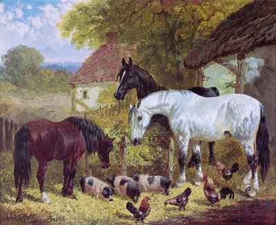 Farmyard by John Frederick Herring Senior