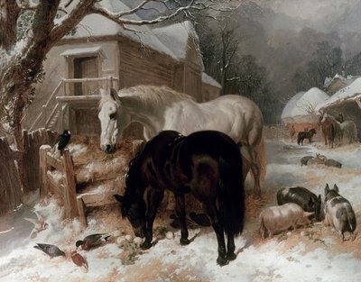 Farmyard Scene by John Frederick Herring Senior