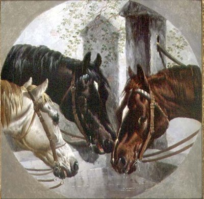 The Three Friends by John Frederick Herring Senior