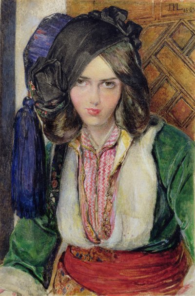 A Turkish Girl, 1863 by John Frederick Lewis