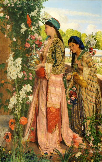 Lilium Auratum, 1871 by John Frederick Lewis