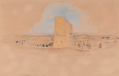 Temple of Edfou, Upper Egypt by John Frederick Lewis