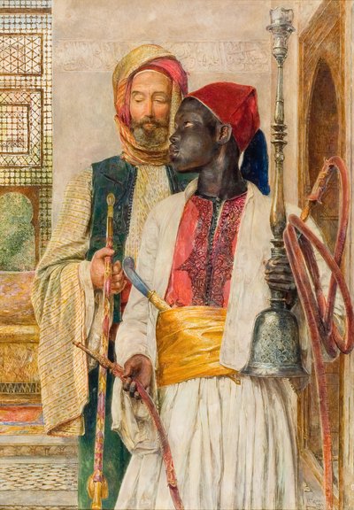 The Pipe Bearer, 1856 by John Frederick Lewis