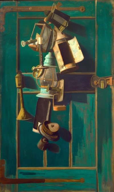 Still Life with Lanterns by John Frederick Peto