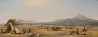 Harvest on the Roman Campagna by John Gadsby Chapman