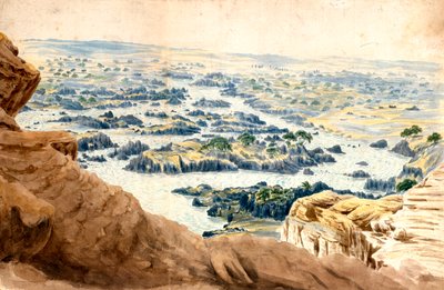 Landscape, Cataract, Egypt by John Gardner Wilkinson