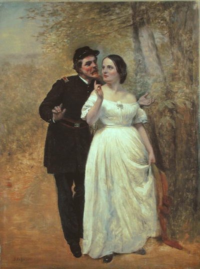 Courting by John George Brown
