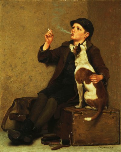 Shoe Shine Boy by John George Brown