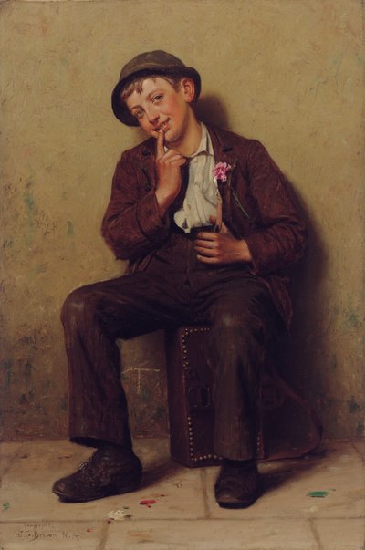 Street Urchin by John George Brown