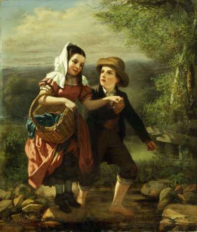 The Picnic, 1861 by John George Brown