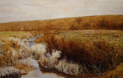 A Meadow in Winter by John George Sowerby